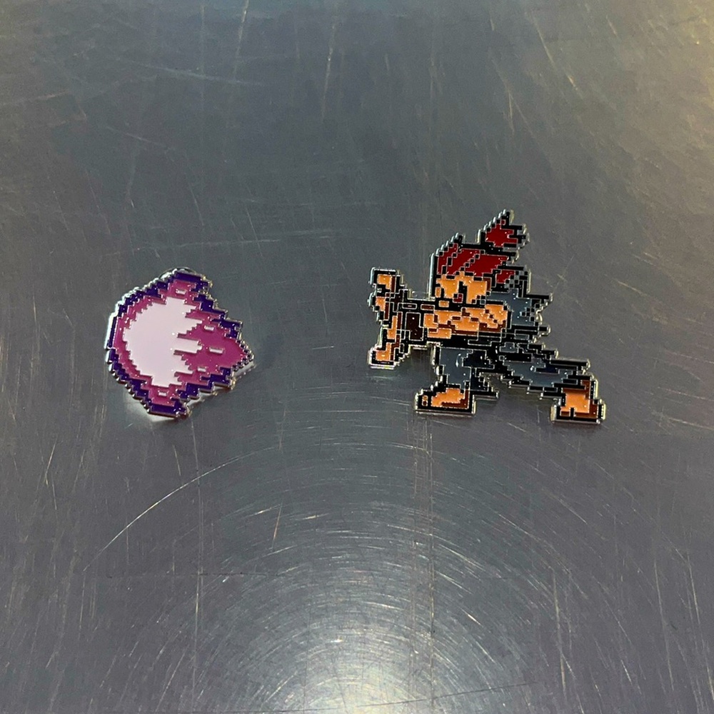 Street Fighter Akuma Pin Set